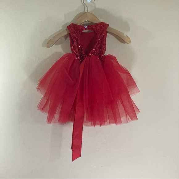 girls red dress - Picture 5 of 5